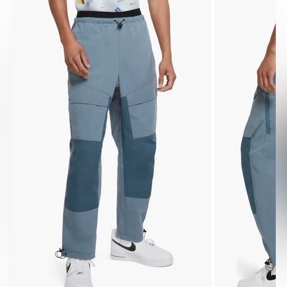 Nike Sportswear Tech Pack Woven Cargo Pants Ozone Blue Size Medium - Picture 14 of 14